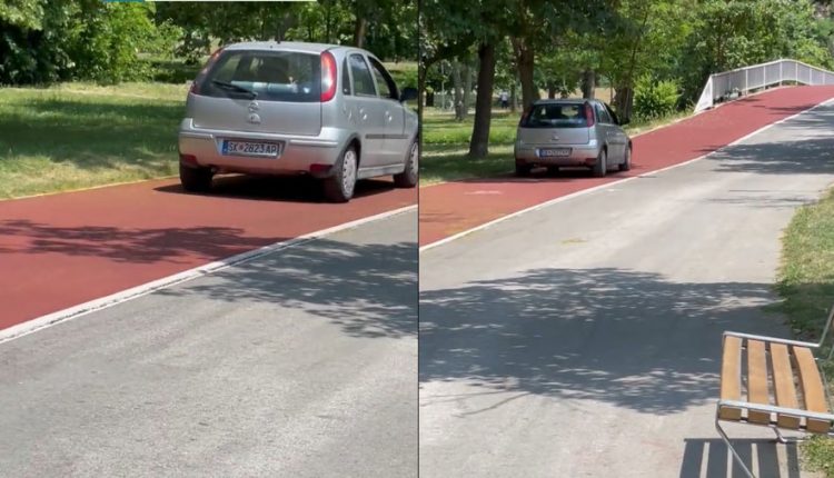 ВИДЕО: Познат идентитетот на момчето кое со „корса“ возеше по патеката за џогинг во Градскиот парк