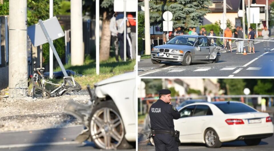 Пијан возач на БМВ со дебело казнено досие усмрти момче (13) кое возело велосипед на тротоар- ужас во Загреб