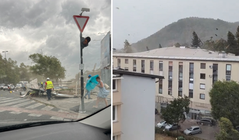 НАЈНОВА ВЕСТ: Невиден хаос во Словенија попладнево- ветерот носи сè пред себе, ситуацијата е алармантна (ФОТО ГАЛЕРИЈА)