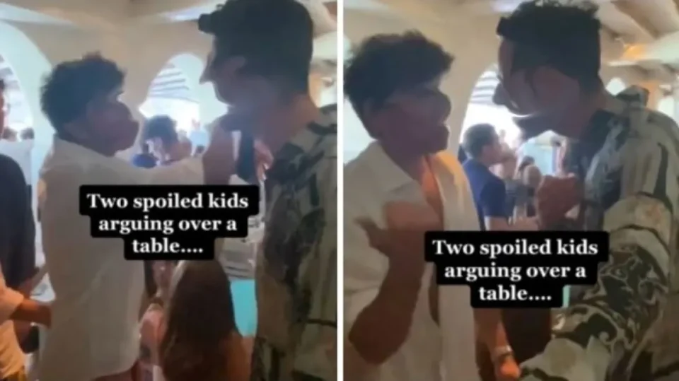 Тепачка меѓу две богати деца во бар на плажа на Миконос: „Јас трошам повеќе од тебе!“ (ВИДЕО)