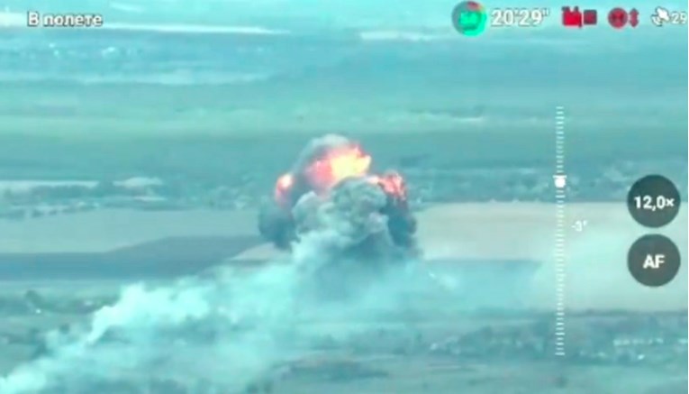 ВИДЕО: Украинците објавија снимка од рушење на руски хеликоптер вреден 14 милиони евра со СТИНГЕР