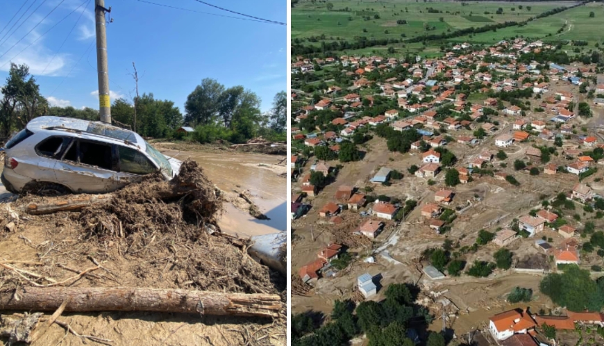 ФОТО+ВИДЕО: Страшни снимки и фотографии од поплавите во Бугарија го вознемирија не само Балканот, туку и цел свет!