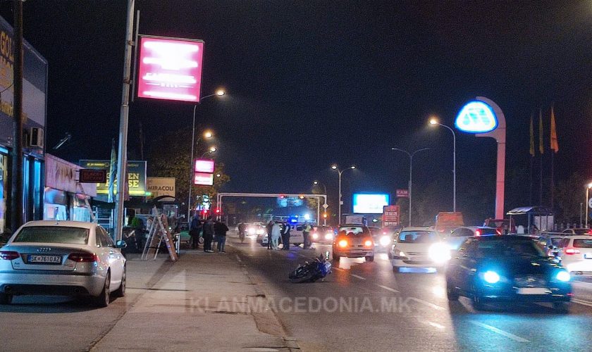 ФОТО: Тешка сообраќајна несреќа вечерва во близина на бензинска на Макпетрол