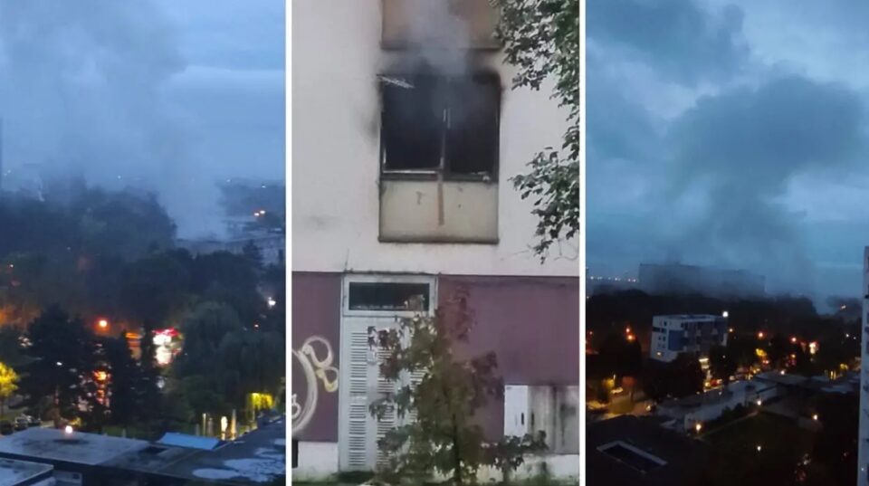 (фото) СИЛНА ДЕТОНАЦИЈА УТРОВО ОДНЕСЕ ЕДЕН ЖИВОТ: Еден човек загина во зграда во населбата Трнско во Загреб