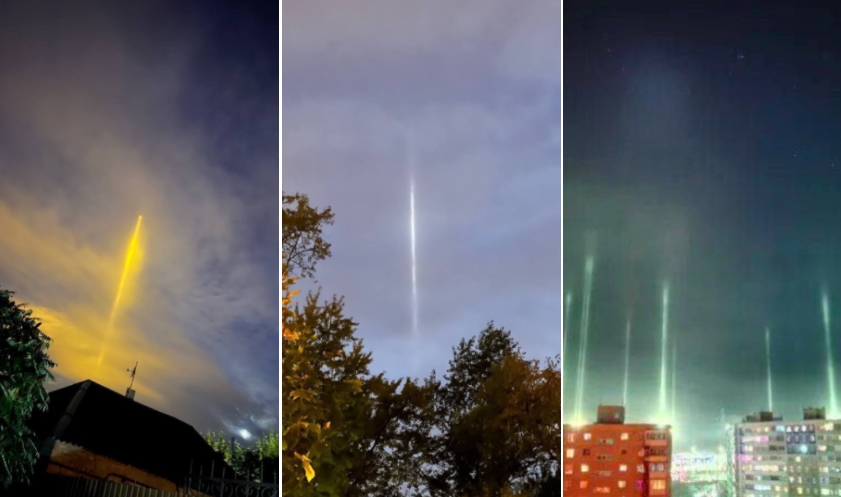 ГРАЃАНИТЕ ШОКИРАНИ: Необична светлост над повеќе руски градови, дали Русија го тестираше оружјето „Пересвет“? (ФОТО)