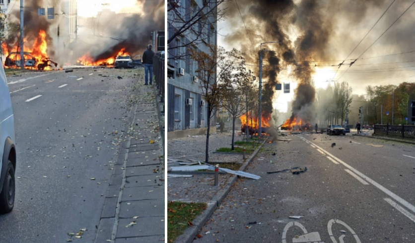 ВОНРЕДНА ВЕСТ: Путин утрово удри посилно врз Украина, КАМИКАЗА ДРОНОВИ во Киев, експлозии се слушаат во повеќе градови (ВИДЕО)