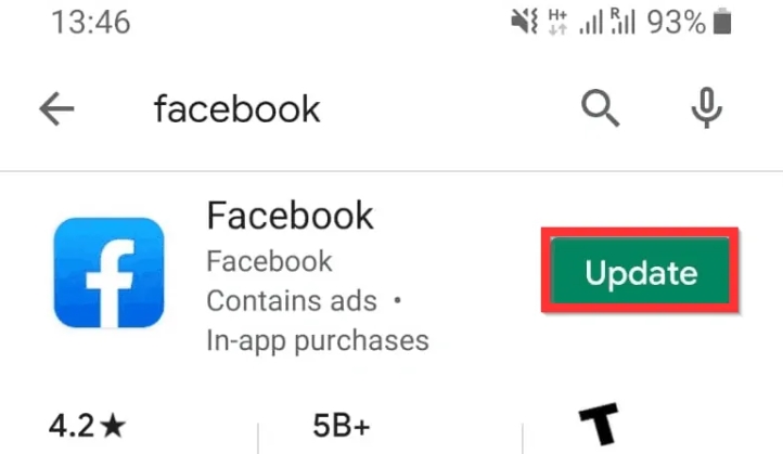 ВАЖНО: Потребно е направите UPDATE на вашата Фејсбук мобилна апликација на Play store