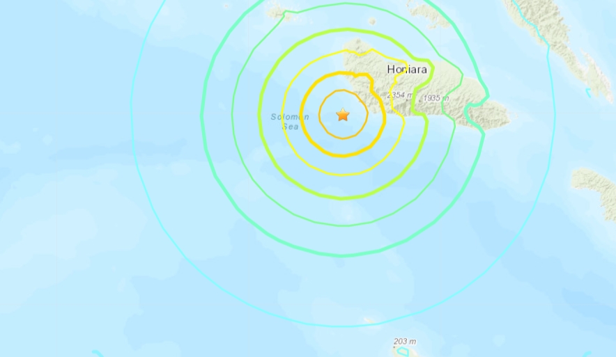 МАГНИТУДА ОД 7 СТЕПЕНИ ПО РИХТЕР ВО 03:03 ЧАСОТ: Паѓале телевизори и други предмети, силен земјотрес на Соломонските острови