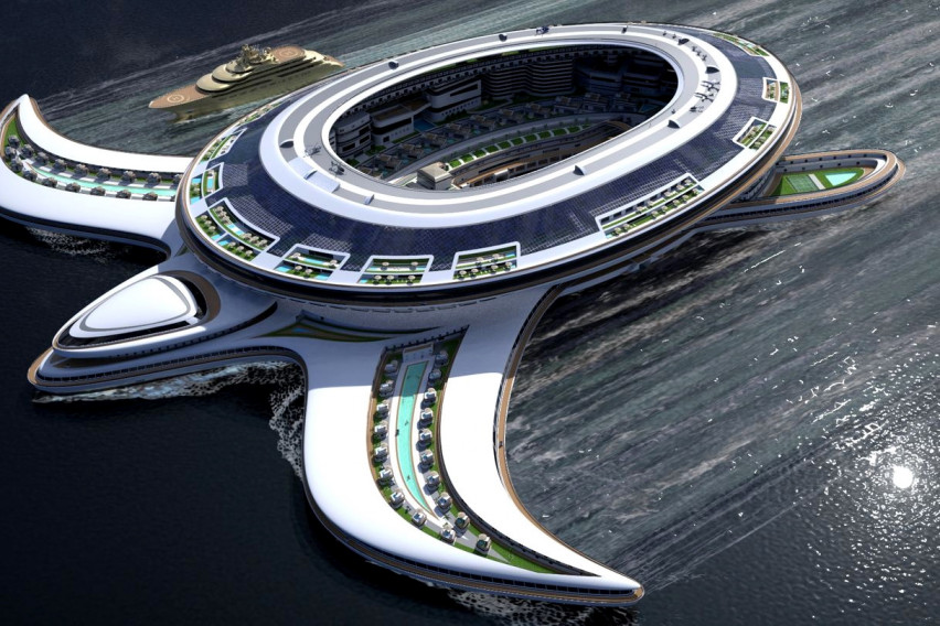 ФОТО: Архитекти ги открија плановите за ултрамодерен град во облик на желка, чија изградба ќе чини 8 милијарди евра