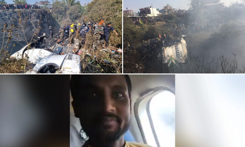 НЕВЕРОЈАТНА СНИМКА која вечерва го обиколи светот: Патник ги сними последните моменти и уривањето на авионот во Непал(ВИДЕО)