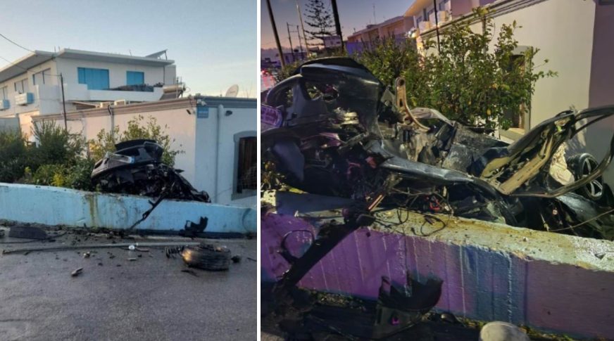 ФОТОГРАФИИ: Брачен бар (42 и 25 години) загина вчера во стравична сообраќајна несреќа на островот Кос во Грција