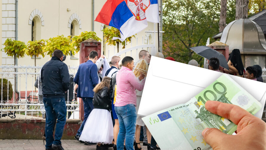 Србите конечно се сложија колку пари треба да се стават во ПЛИК кога одите на свадба